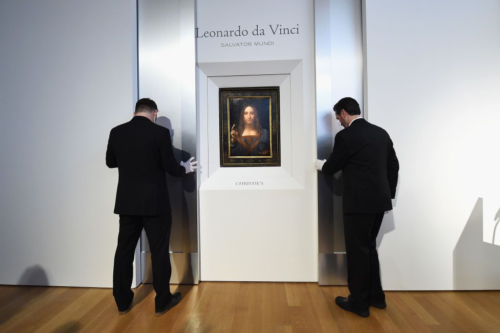 Christie's unveils Leonardo da Vinci's 'Salvator Mundi<br>